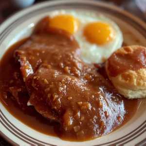 Skillet Country Ham w/ Red Eye Gravy