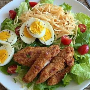 Fried Chicken Strip Salad