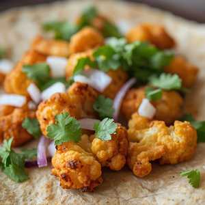 Fried Cauliflower Street Taco