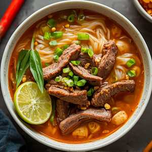 Tom Yum Noodle With Beef
