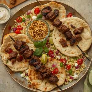 Mediterranean Kebab Platter