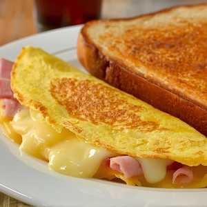 Ham and Swiss Omelette