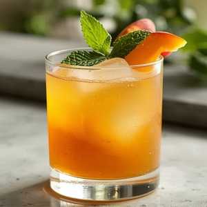 Peach Bourbon Smash