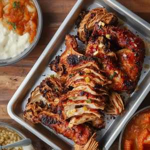 All-Natural Pulled Chicken Tray