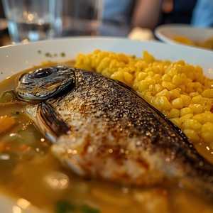 Fish stew(Tilapia) with ugali