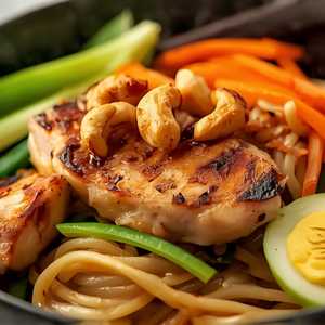 Chicken Yakisoba Noodles