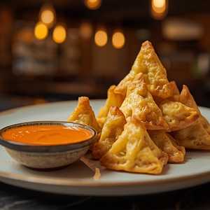 Pineapple Cheese Wontons