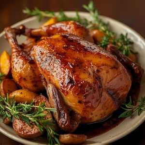Roasted Half Duck
