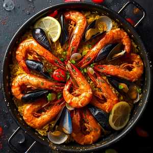 Paella Marinera Con Langostinos (2P)
