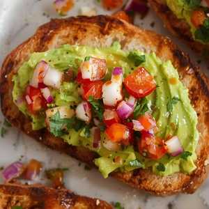 Avocado Toast with Egg (Lunch)