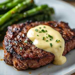 Beef with Bearnaise Sauce