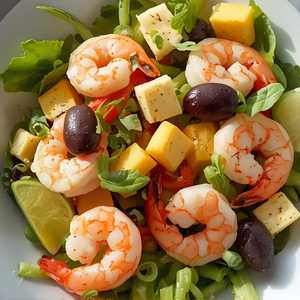 Jumbo Shrimp Greek Salad