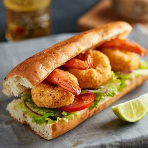 Wild Gulf Shrimp Po' Boy