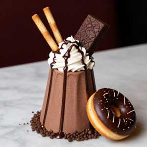 Brownie Volcano
