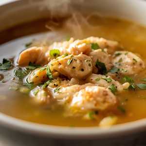 Sopa de Pollo y Limon