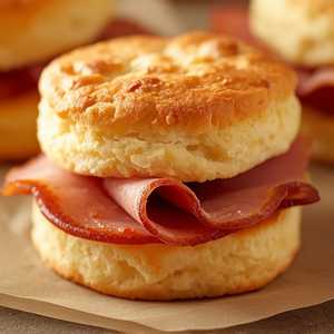 Ham biscuit