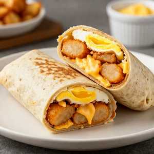 Hash Brown Scramble Burrito