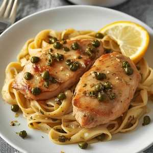 Chicken Piccata & Linguine