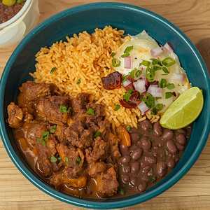Barbacoa De Res Plate