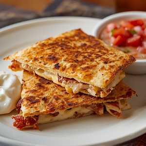 Chicken Bacon Ranch Quesadillas