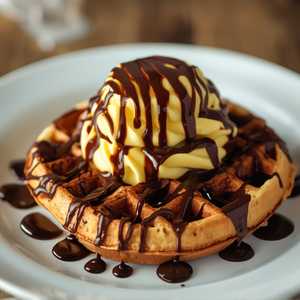 Boston Creme Waffles