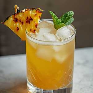 Torched Pineapple Mai Tai