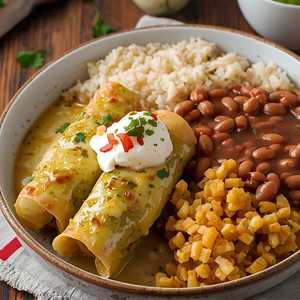 Enchiladas Verdes (Pollo)