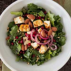 Halloumi Kale Salad
