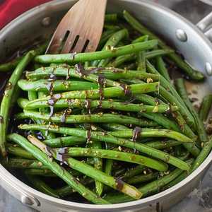 Balsamic Glazed Green Beans