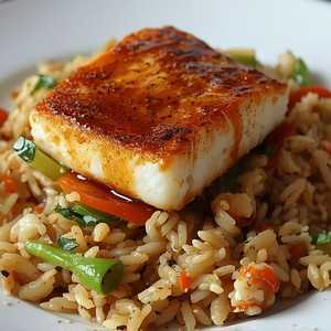 Miso-Glazed Seabass
