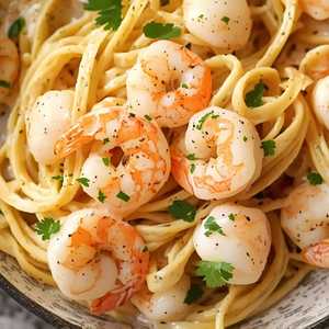 Seafood Alfredo