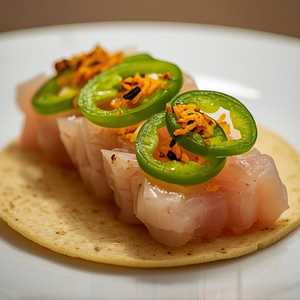 Yellowtail Sashimi Taco