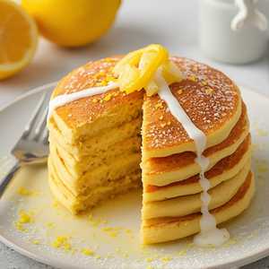 Lemon Poppy Pancakes