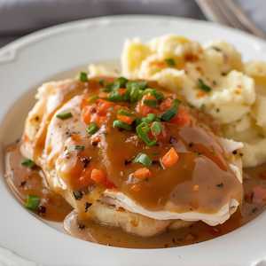Open Face Roast Turkey