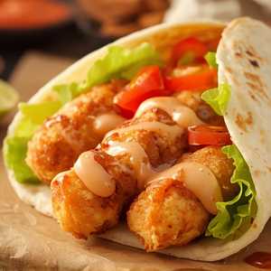 Fried Chicken Pita
