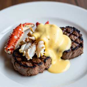 Warm King Crab Oscar