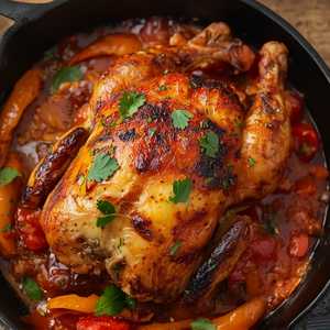 Chicken Basquaise