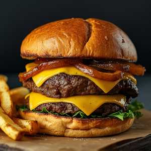 The Capital Grille Signature Burger & Fries