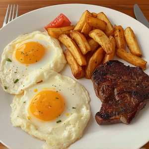 Especial De Huevo Con Baby Churrasco