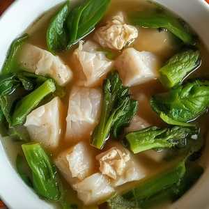 Vegetable w/ Fish Soup