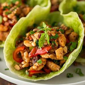 CHICKEN LETTUCE WRAPS