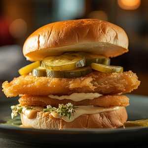 George's Crispy Fish Sandwich