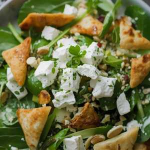 Spinach Fattoush Feta