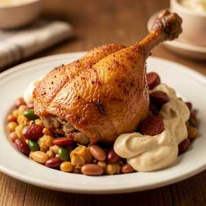Crescent Farms Duck Leg Confit “Cassoulet”