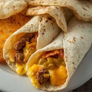 Sausage Burritos Meal