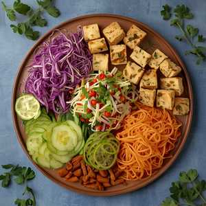 Four Style Shredded Appetizers