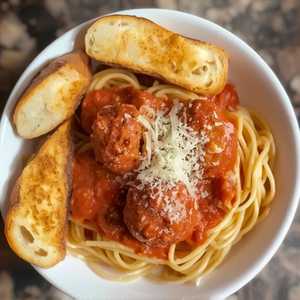 Spaghetti & Meatballs Lunch