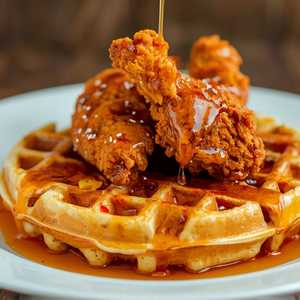 Fried Chicken And Waffle