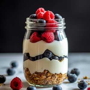 Yogurt & Granola Panna Cotta