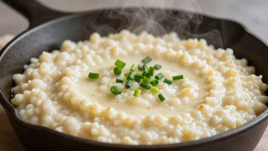 Five Onion Parmesan Grits